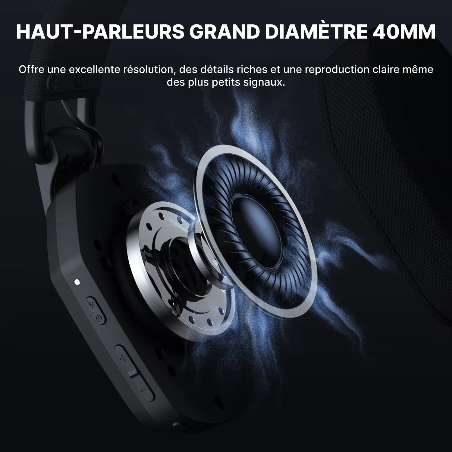 AudiRank Casque Gaming Sans Fil