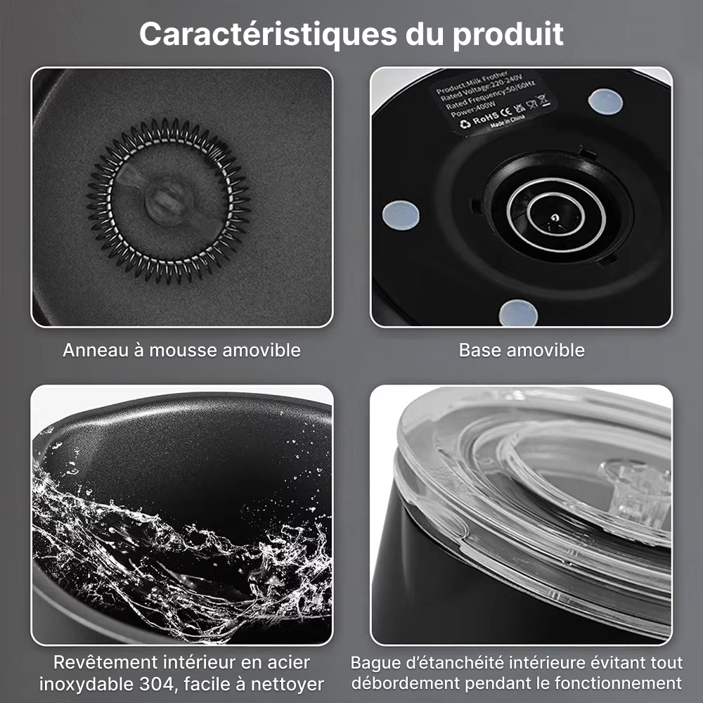 Foamtasty Mousseur À Lait Électrique